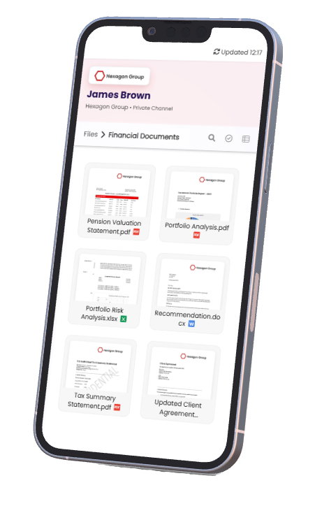 Customer vault vault on mobile